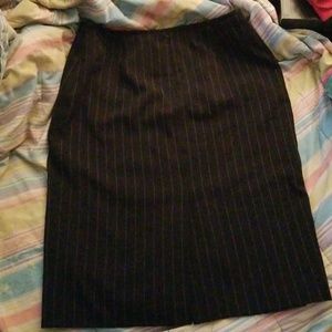 Pin Striped Suit Skirt